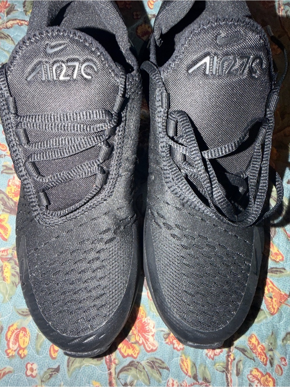 Nike Kids Black Breathable Air270 Sneakers